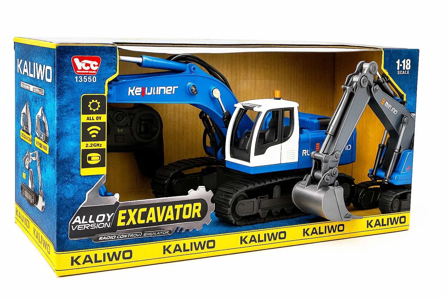 Kaliwo 1/18 RC Excavator RTR 2.4GHz
