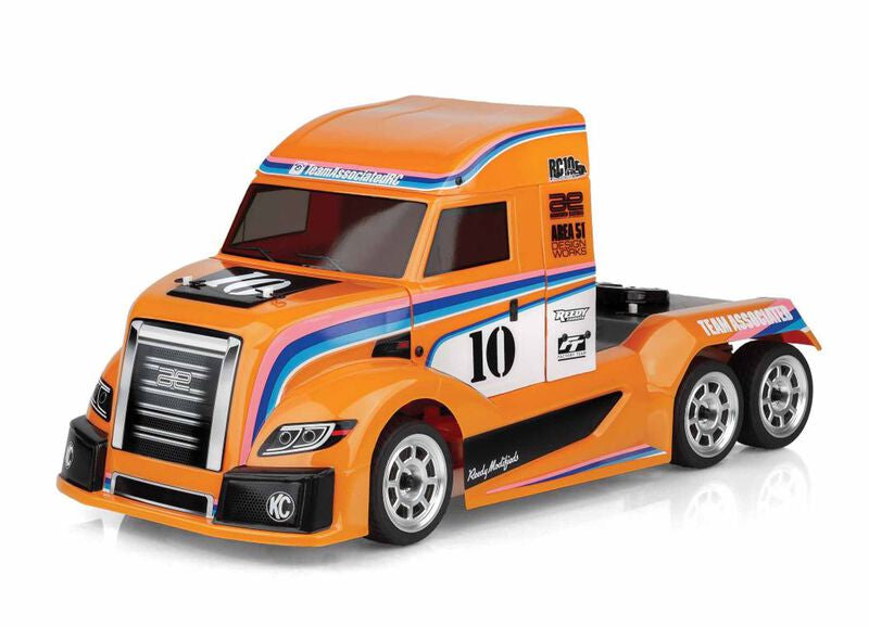 TeamAssociated RC10アメリカンカスタムセミトラック6x6キット Team Associated RC10 6X6 1/10 Semitruck Kit