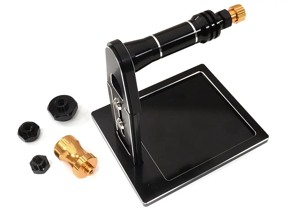 Integy Universal Tire Balancer for RC w/ 12, 14, 17 & 24mm Hex OD=220mm Max C32297BLACK