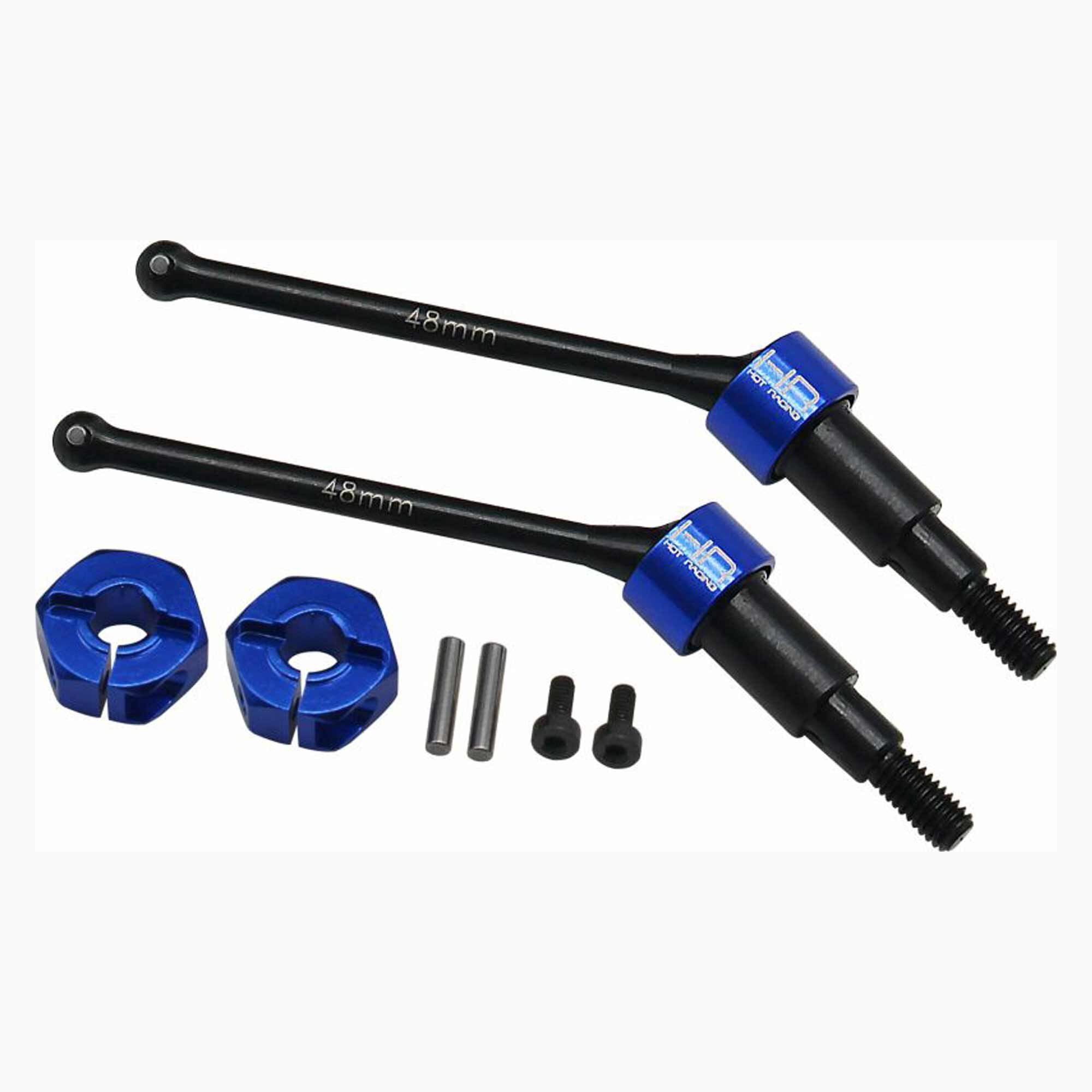 Hot Racing optional upgrade heavy duty Steel Front CVD Universal Axles Drive Shafts for Granite Grom.