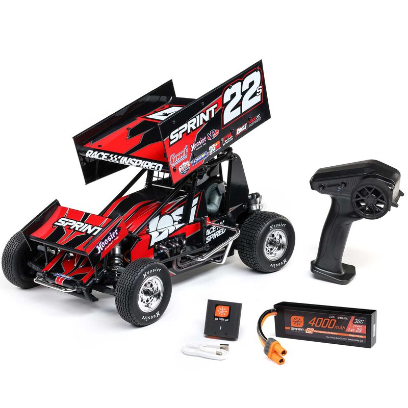 Losi 1/10 22S Sprint Car 2WD Brushless RTR (Battery & Charger Included)-Red