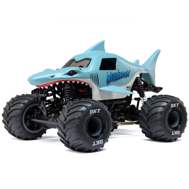 Losi 1/18 Mini LMT Megalodon 2S 4WD RTR Brushed Monster Truck Xtreme