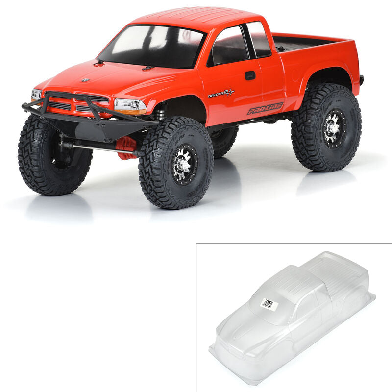 Pro-Line 1/10 1997 Dodge Dakota Clear Body 12.3" (313mm) Wheelbase Crawlers