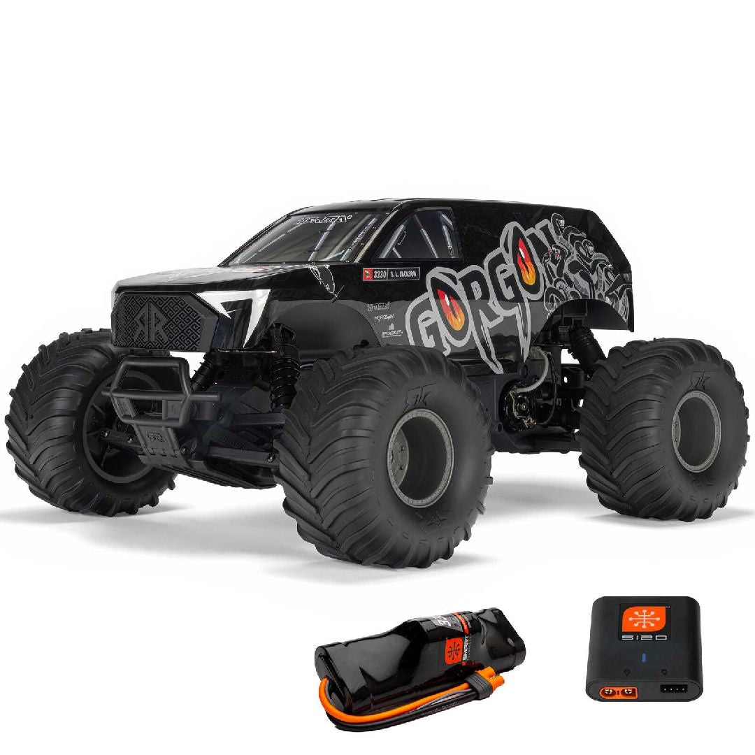 Arrma GORGON 2WD MEGA 550 Brushed 1/10 Monster Truck RTR with Battery & Charger