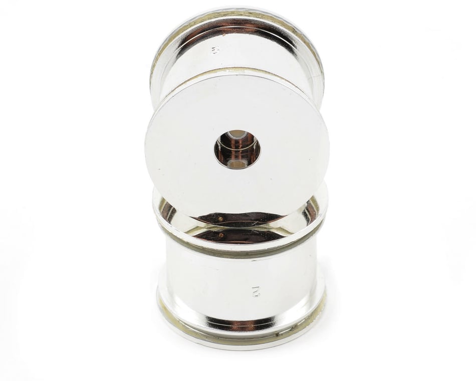 Team Associated Chrome Wheels (2)