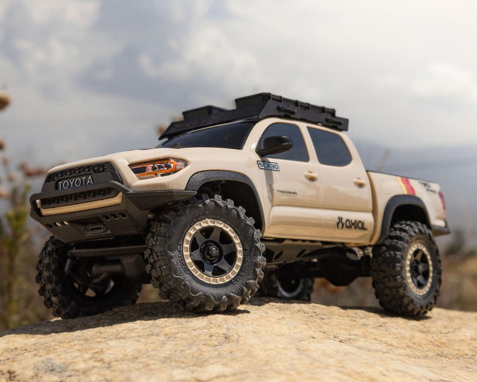 Axial SCX30 Toyota Tacoma TRD Pro 1/30 4WD RTR Scale Mini Crawler (Dark Earth) w/2.4GHz Radio, Battery & Charger