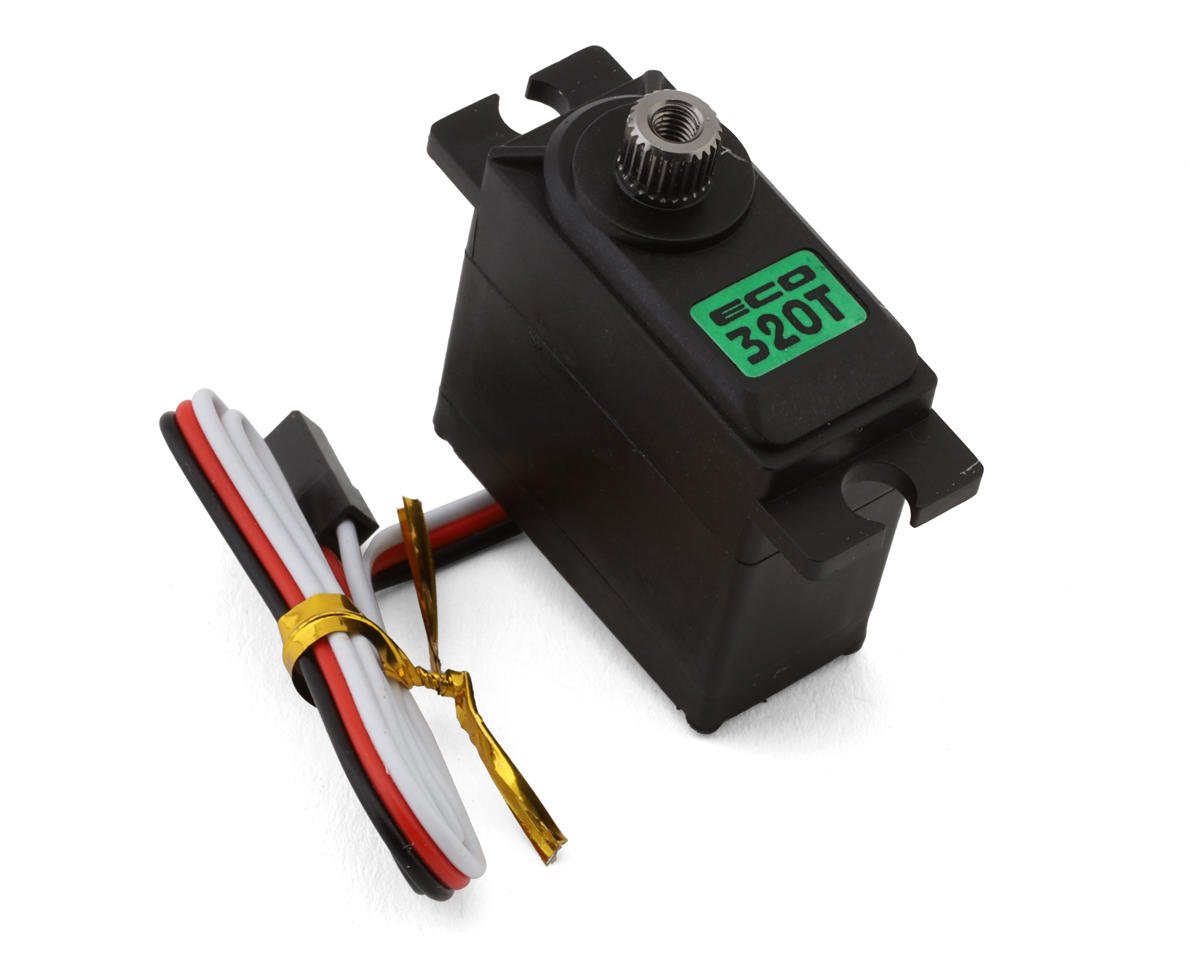 EcoPower WP320T Digital Waterproof Metal Gear Mini Servo (High Torque) w/Aluminum Clamping Horn for 1/16 Traxxas™ Vehicles