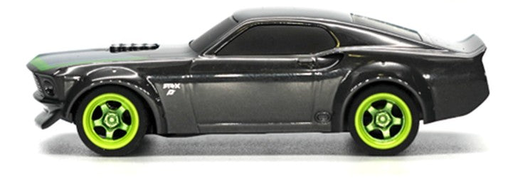HPI Nano-TTR 1969 Ford Mustang 1/64 RTR-X Electric 2WD Micro Touring RC Car (Grey)