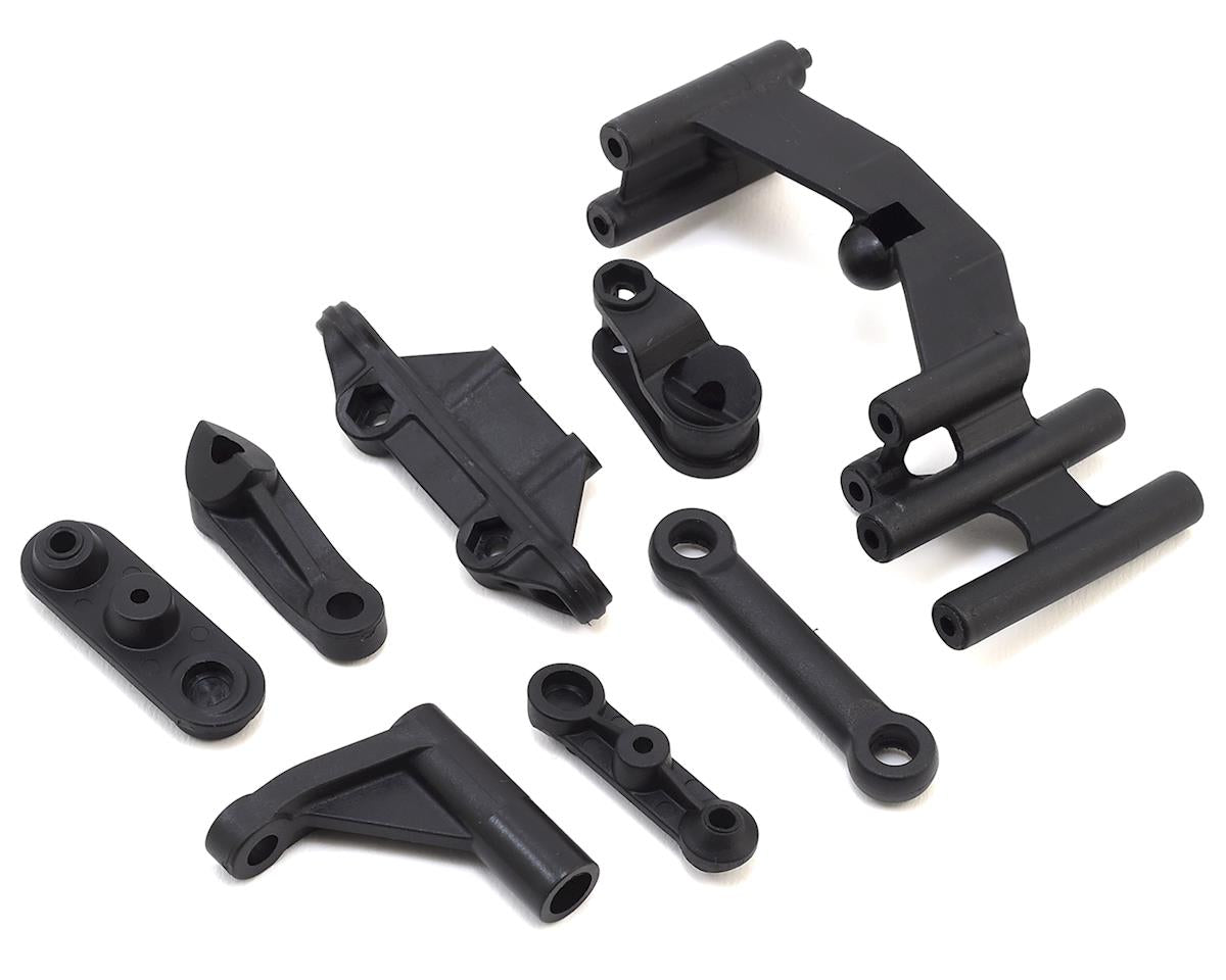 thumbnail interactive-video image 1 of Hot Racing TCC4801 Aluminum Steering Bellcrank Set With Bearings Tamiya Cc01 1 of 14