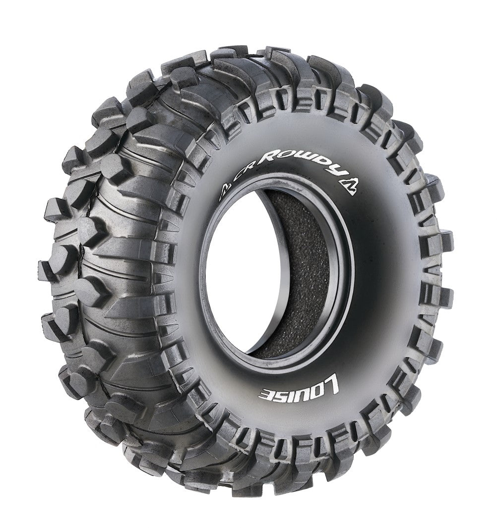 CR-Rowdy 1/10 1.9" Crawler Tires, Super Soft, Front/Rear (2)