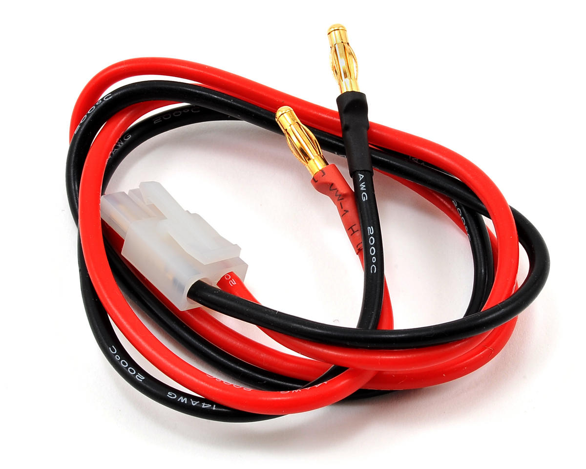 Adattatore LRP LRP65838 Da Spina Bullet Maschio 4 Mm A Tamiya (per Batterie LiPo)