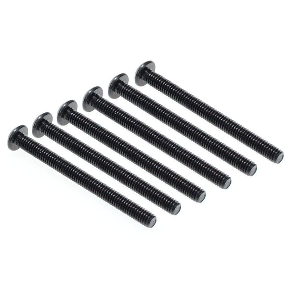 Redcap 4x45mm Button Head Hex Machine Thread Screws (6pc)