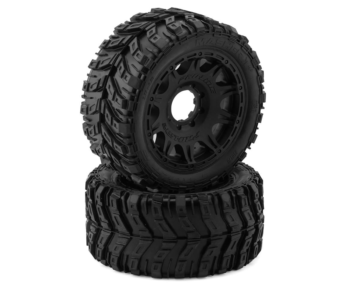 ProLine 1/6 Masher X HP Belted PreMounted Monster Truck MTD Tires (B Xtreme RC & Raceways
