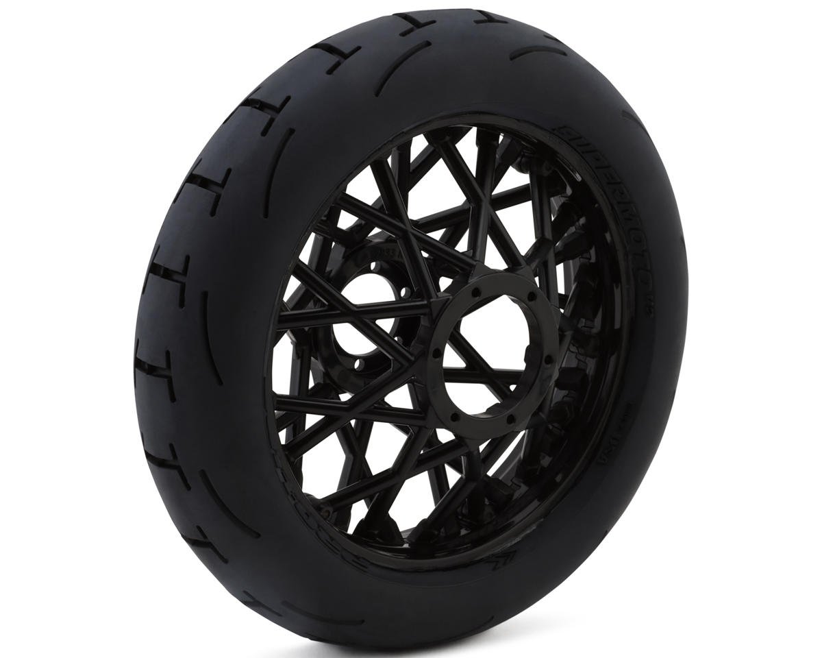 Pro-Line 1/4 Supermoto 2.0 Pre-Mounted Rear Tire (Black) (S3)