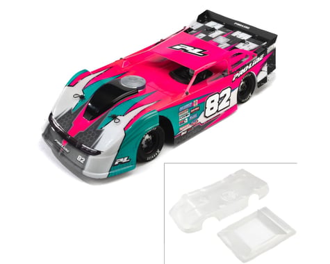 Pro-Line Dirt Late Model Tombstone Hi-Performance 1/12 Pre-Trimmed (Clear)