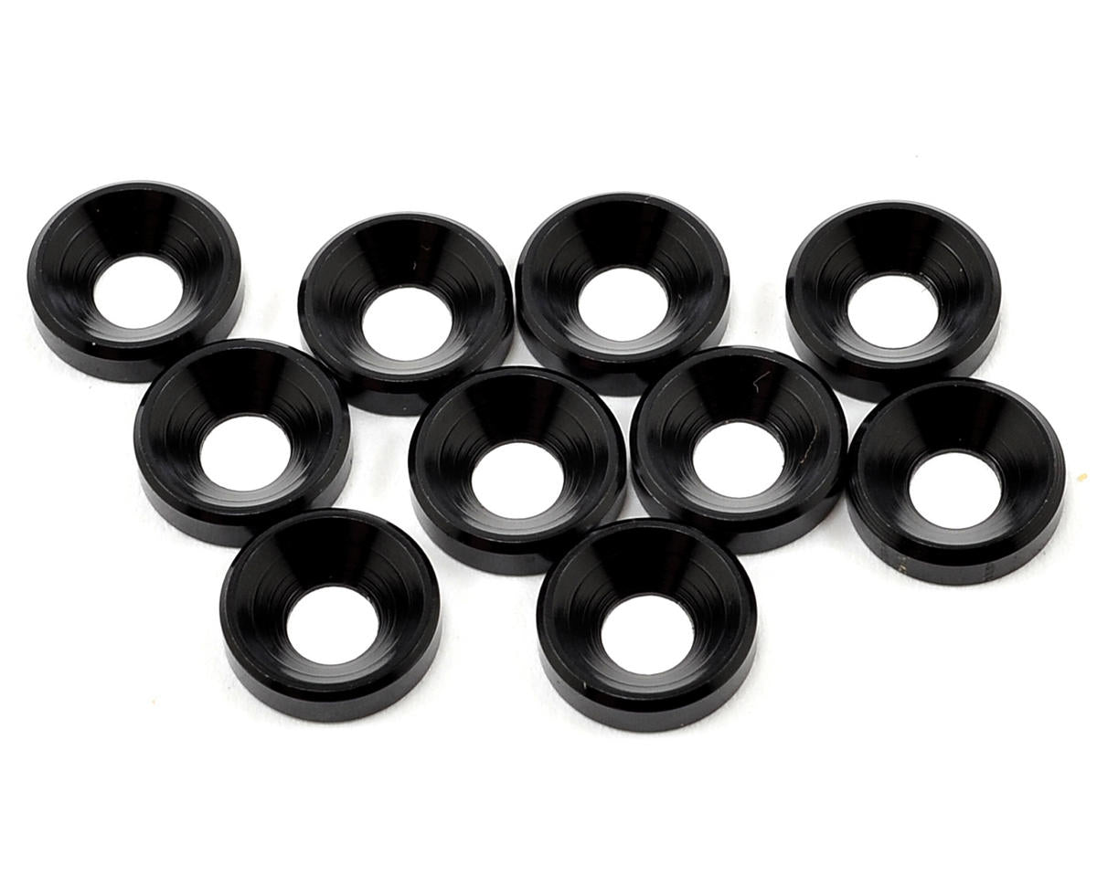 Tekno RC M4 Countersunk Washer (Black) (10) Xtreme RC & Raceways