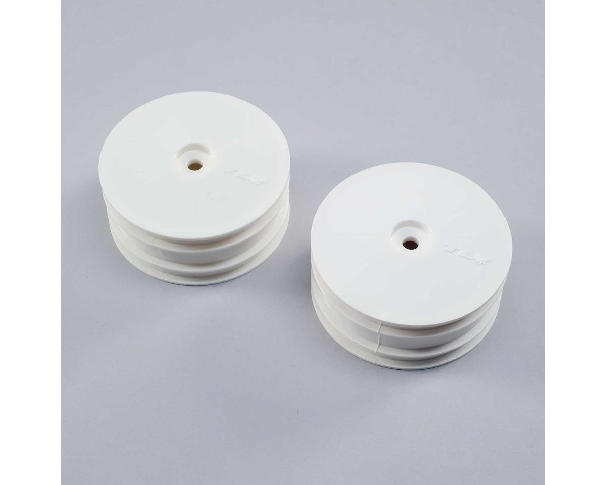 Team Losi Racing 22X-4 12mm Hex 4WD Front Buggy Wheels (2) (White)