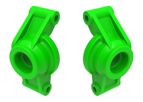 Traxxas Carriers, stub axle (green) (rear) (left & right)