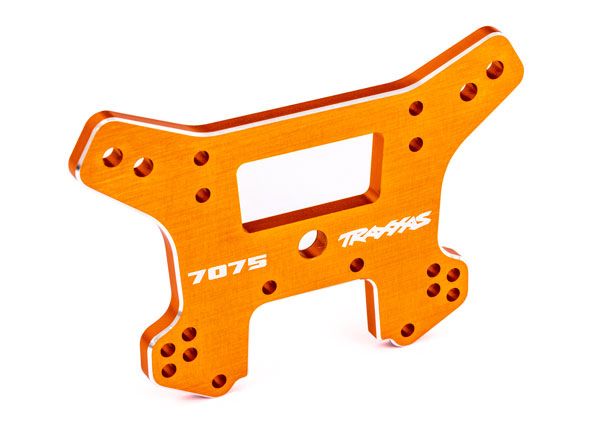 Traxxas Shock Tower, Rear, 7075-T6 Aluminum (Orange-Anodized)