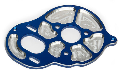 Team Associated Front Motor Plate, blue, 3 gear