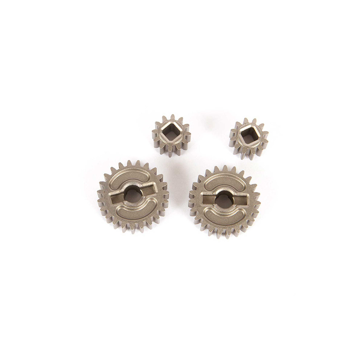 Set 3 Pignoni Per Motore RC 32P (Modulo 0.8) - 23T 25T 27T, Alesaggio 5mm, In Acciaio Cromato - Per Auto E Camion RC