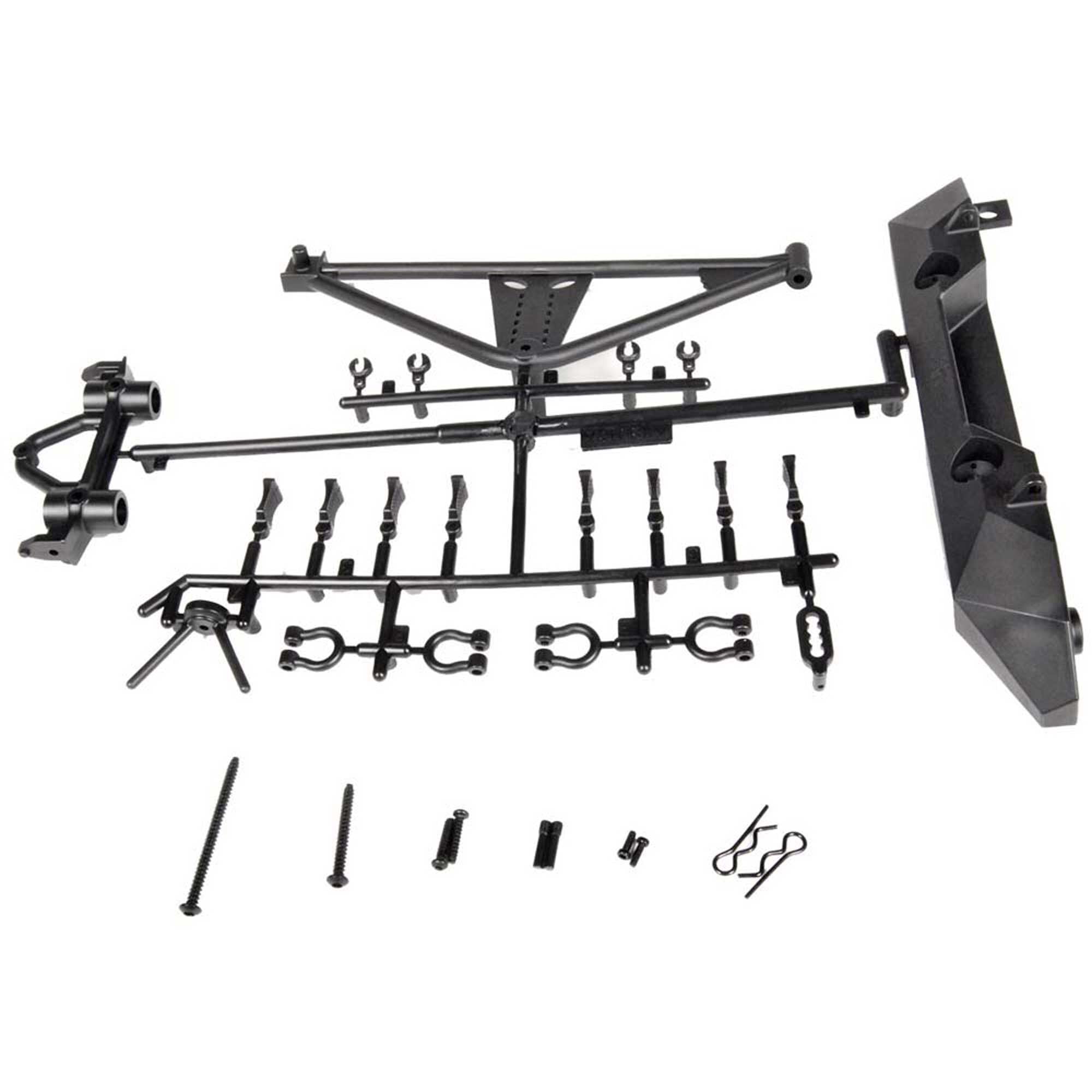 Axial Rear Bumper Tire Carrier SCX10 Poison Spyder JK