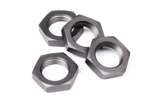 HPI Wheel Nut 17mm Gun Metal (4 pcs)