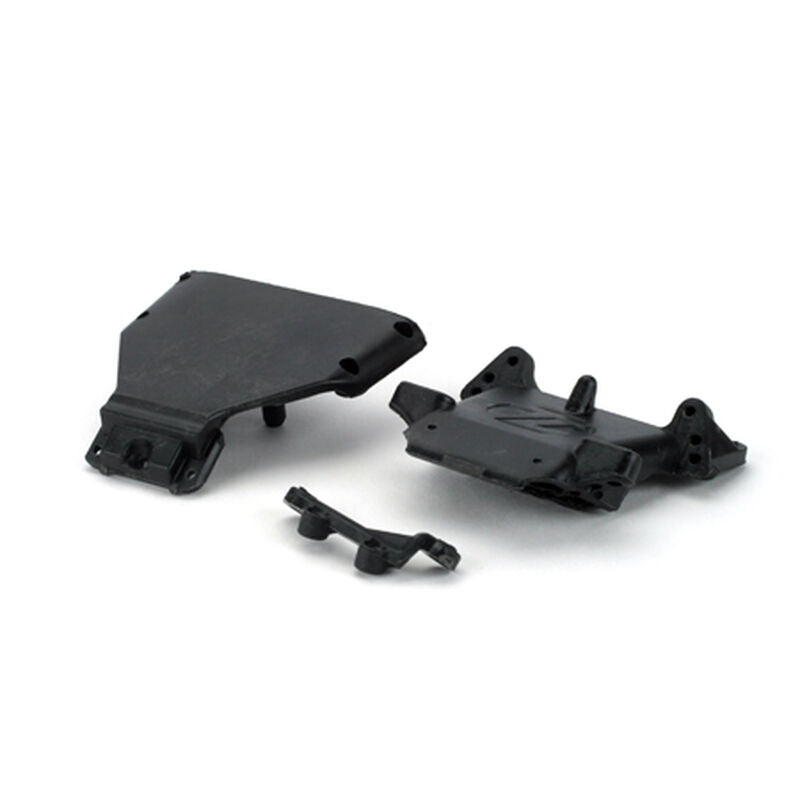 Losi Front Kickplate,Bulkhead & Brace:XXX-T CR