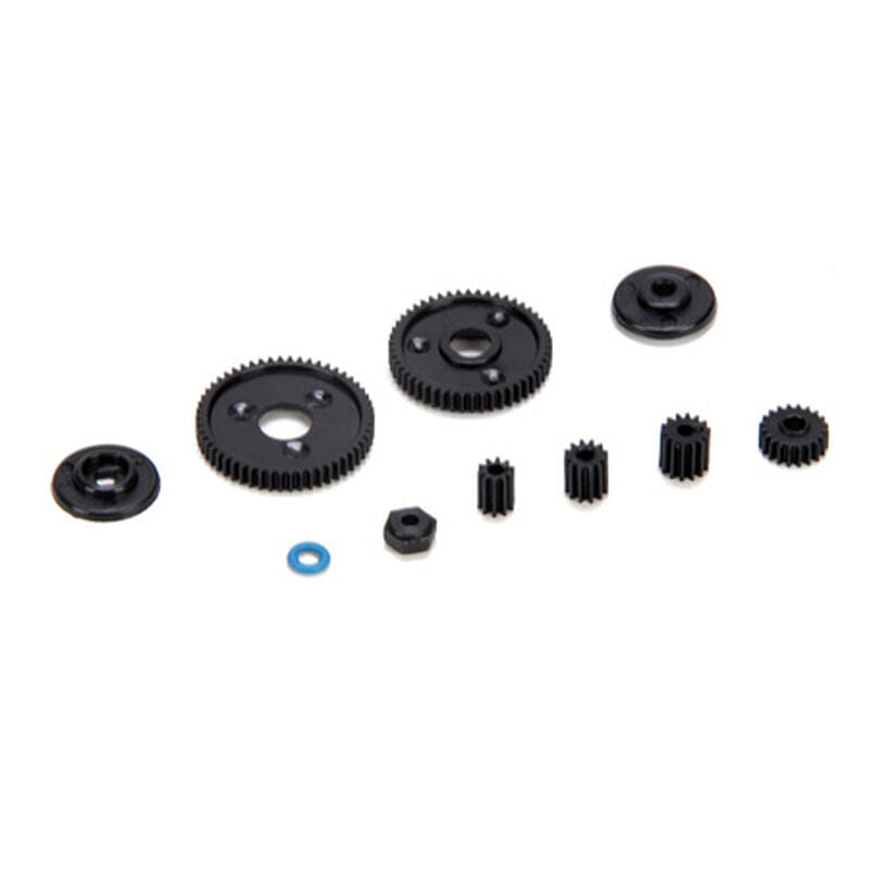 Losi Ctr Transmission Gear Set, Slipper & Pinions: McRC