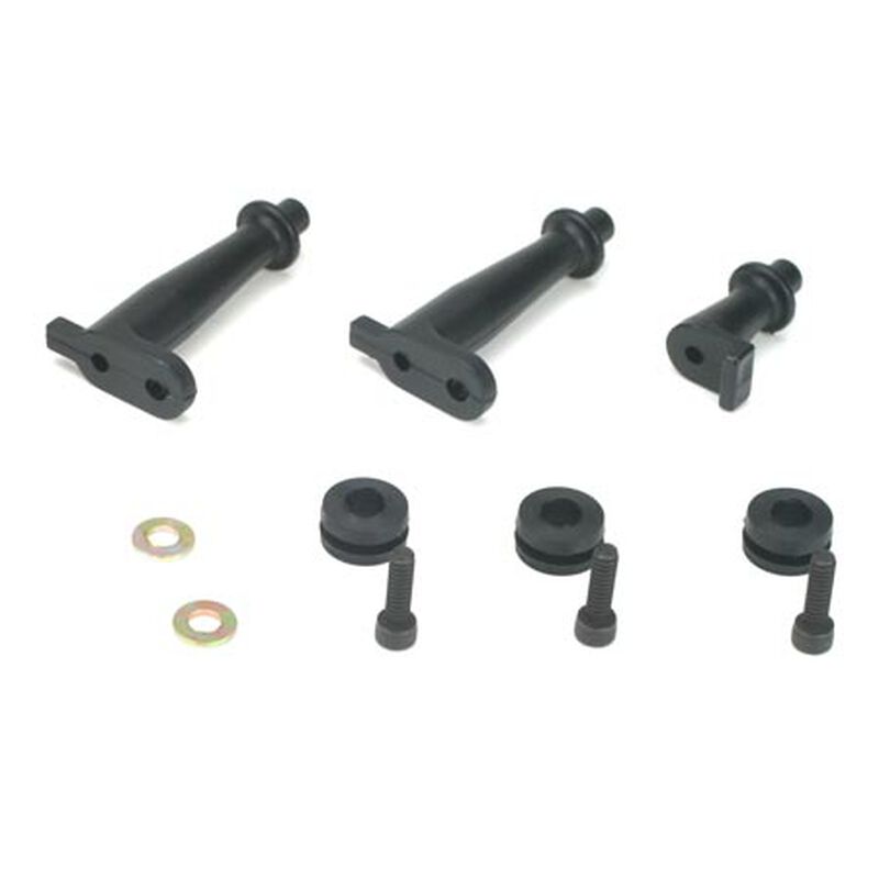 Losi Fuel Tank Mounts & Hardware: LST, LST2, AFT, MGB, XXL/2