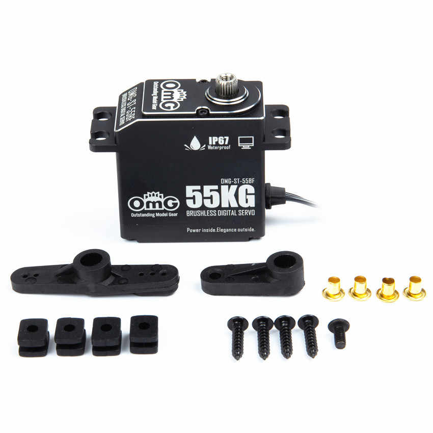 OMG ST-55BF 55kg Waterproof Brushless Digital Servo Large Torque/High Voltage