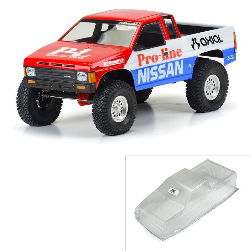 Pro Line 1/10 1987 Nissan Hardbody D21 Clear Body 12.3" (313mm) WB Crawlers