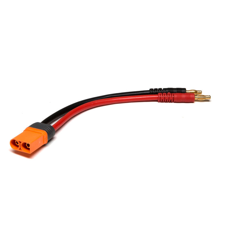 Spektrum Adapter: IC5 Device / 4mm Male Bullets with 6" Wires
