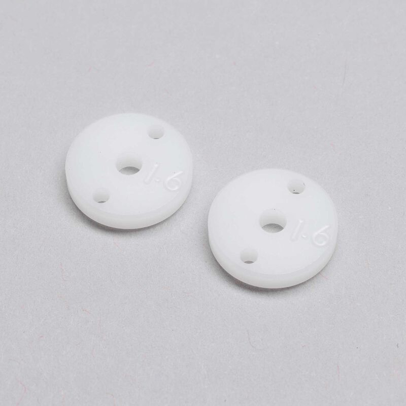 TLR Machined Shock Pistons, 2.3mm, 2 x 1.6mm, G3 (2)