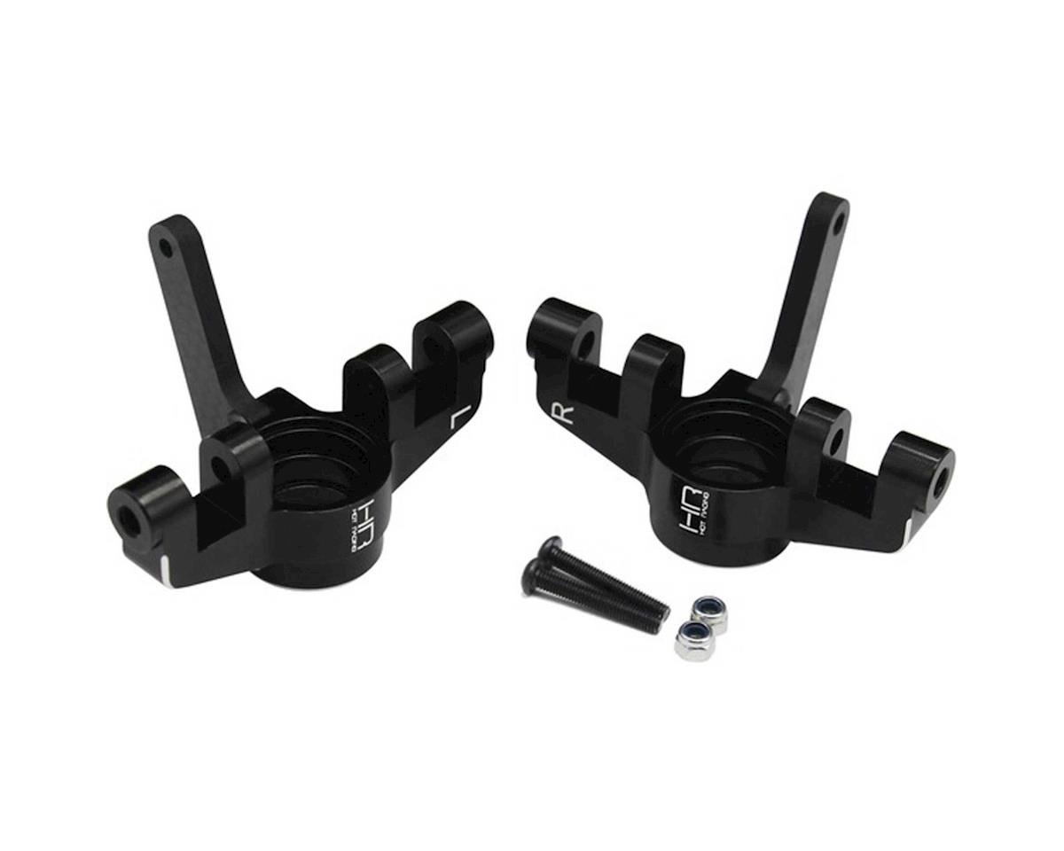 Hot Racing Aluminum Front Steering Blocks (Black) (2)