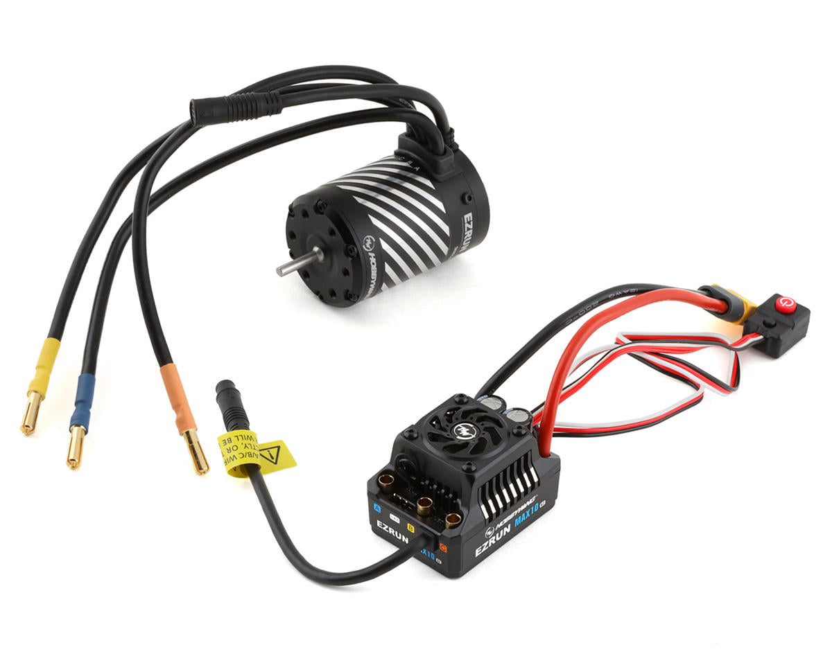 Hobbywing EZRun MAX10 G2 80A & 3652SD Motor Combo 4100kV G3 Sensored