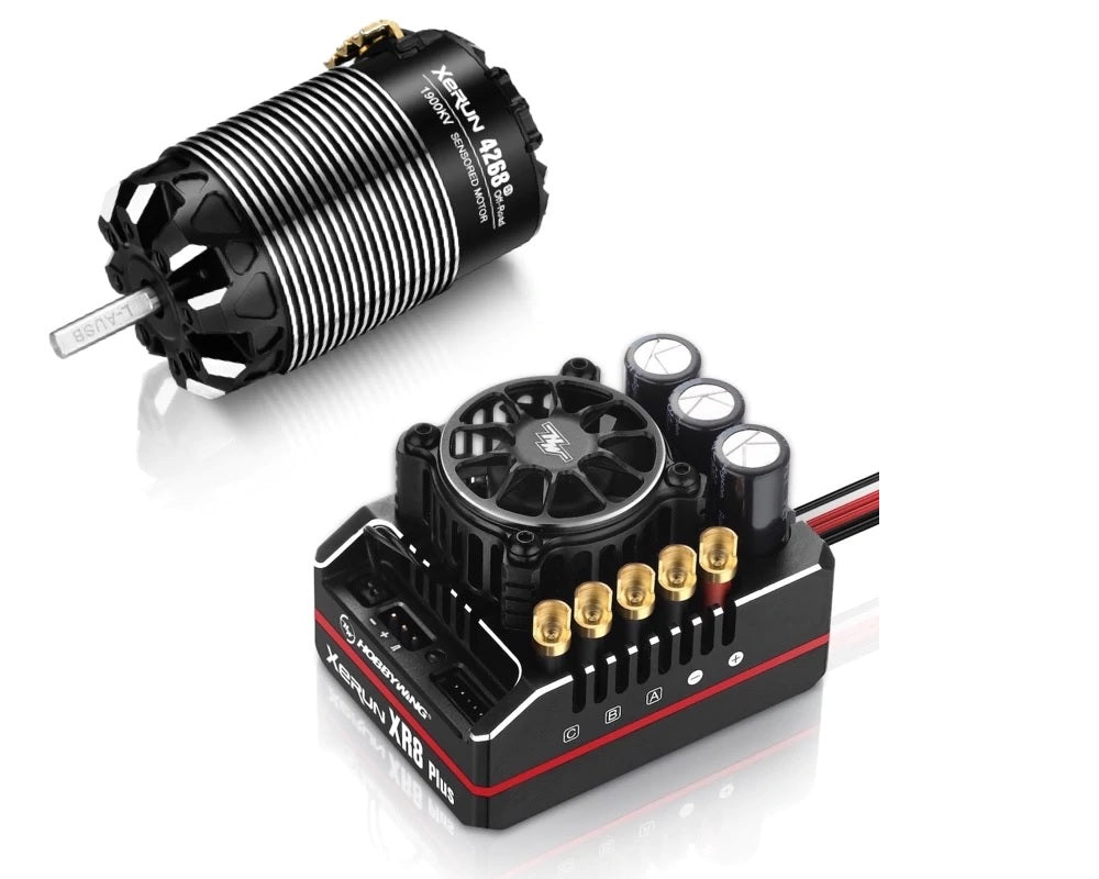 Hobbywing XR8 Plus Combo G2S ESC + 4268 G3 Motor (1900kv)