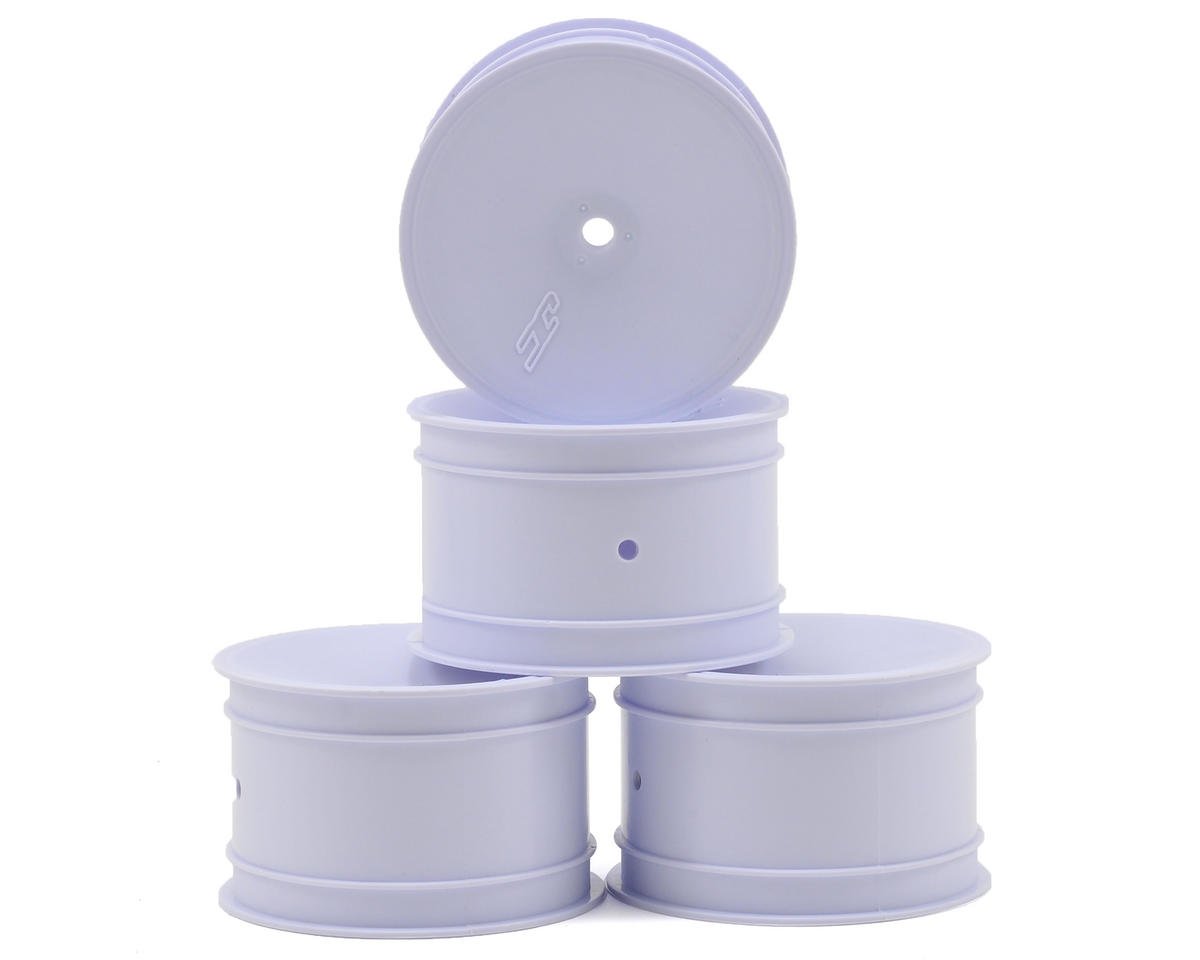 JConcepts 12mm Hex Mono 2.2 Rear Wheels (4) (B6/B74/RB6) (White)