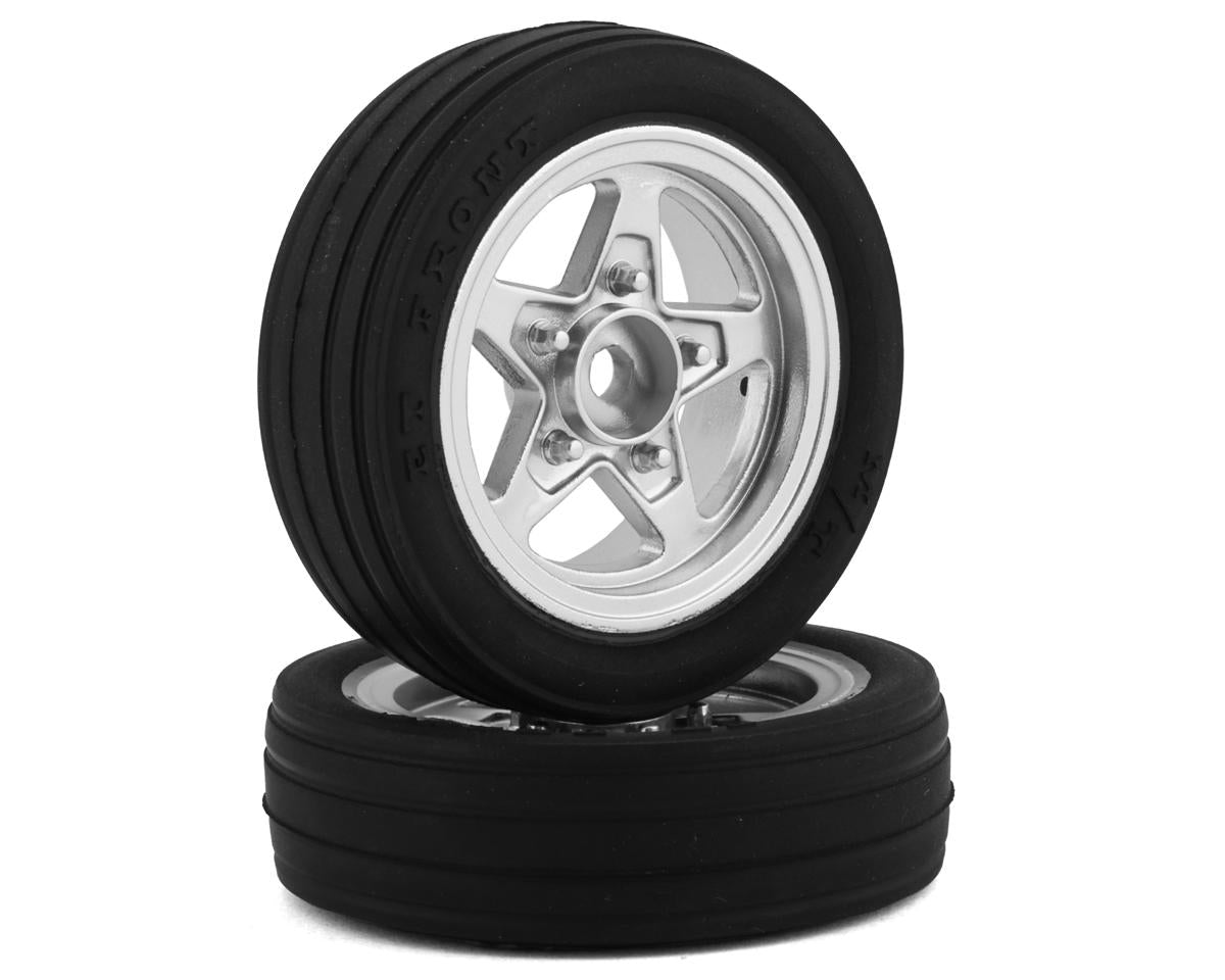 Losi 1/16 Mini Drag Pre-Mounted Mickey Thompson Tires (Front) w/8mm Hex