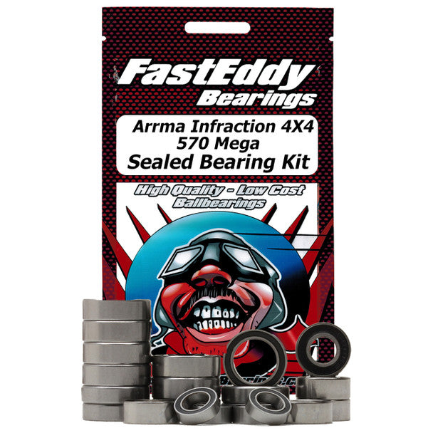 Fast Eddy Arrma Infraction 4X4 570 Mega Sealed Bearing Kit