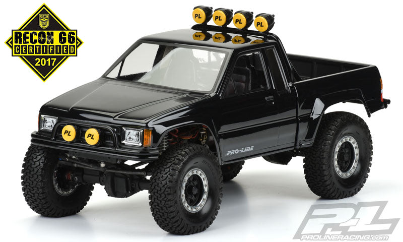 Pro-Line 1985 Toyota HiLux SR5 Clear Body (Cab & Bed) for 12.3" (313mm) Wheelbase Scale Crawlers