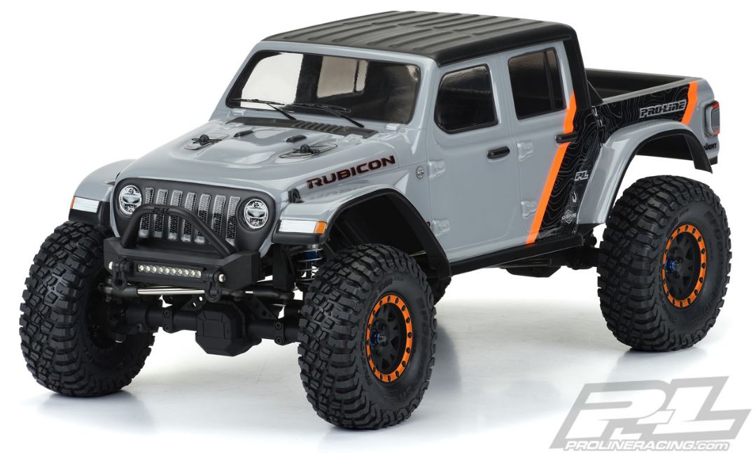 Pro-Line 2020 Jeep Gladiator Clear Body for 12.3" (313mm) Wheelbase Scale Crawlers