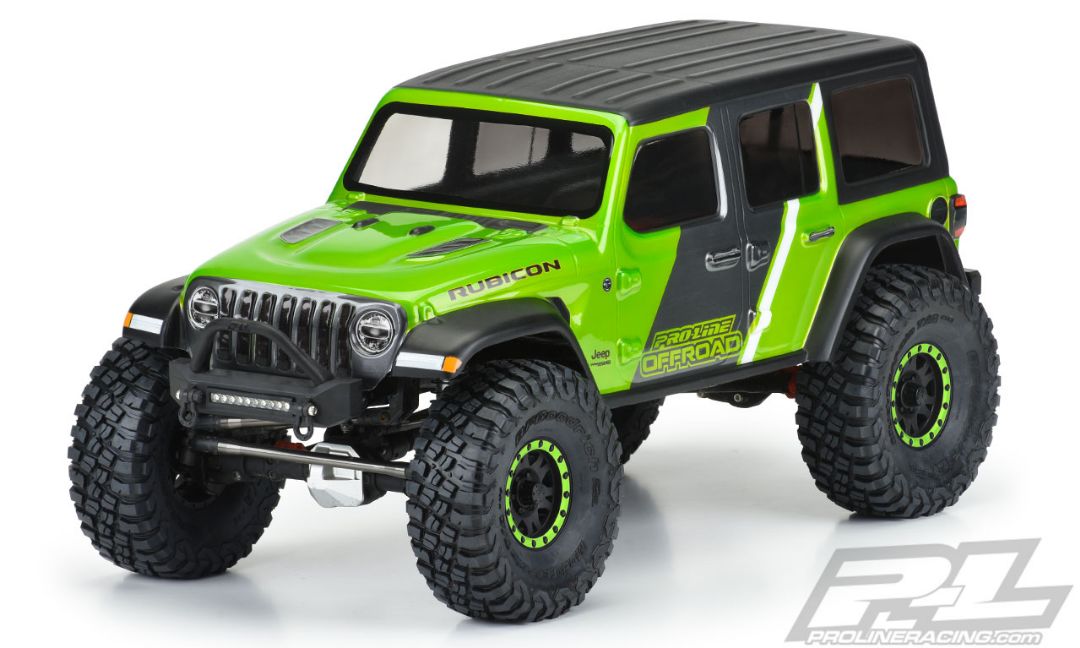 Pro-Line Jeep Wrangler JL Unlimited Rubicon Clear Body for 12.3" (313mm) Wheelbase Scale Crawlers
