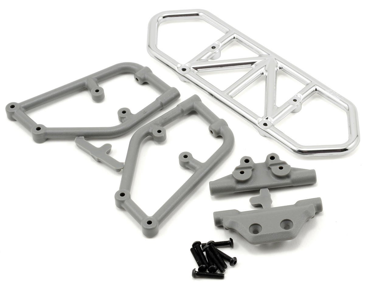 RPM Rear Bumper (Chrome) (Slash 4x4)