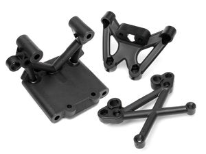 HPI Front Bulk Head Set, Baja
