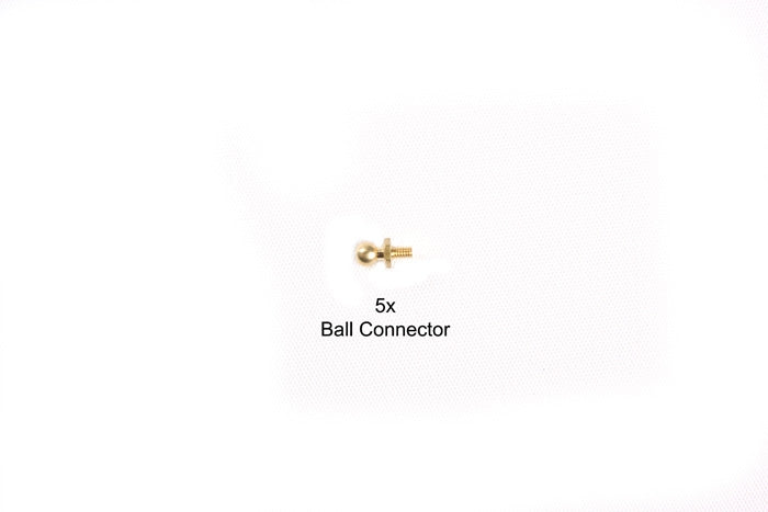 TAMIYA 50590 Brass Ball Connector 4mm (5)