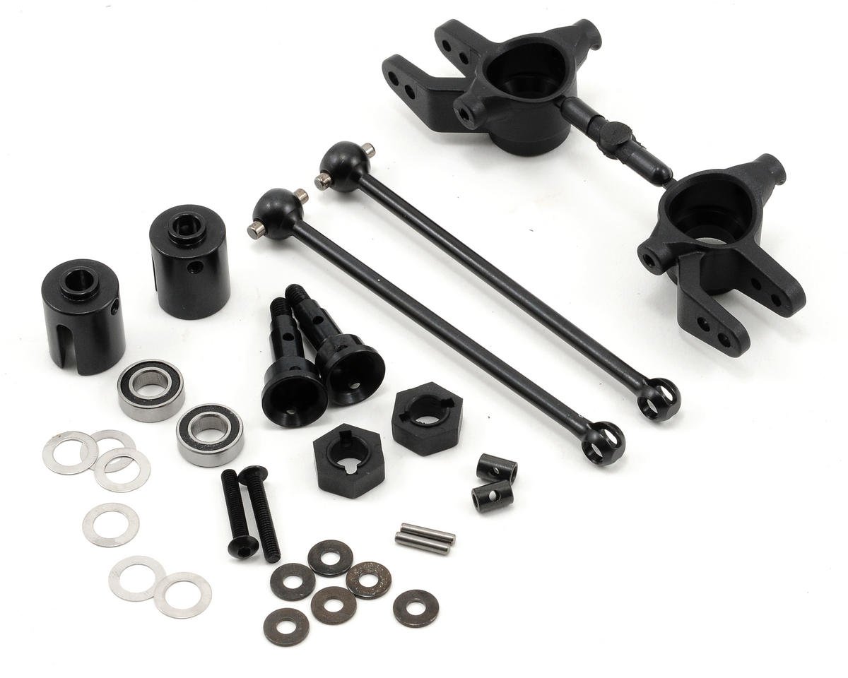 Tekno RC M6 Driveshaft & Steering Block Set (Front, 6mm)