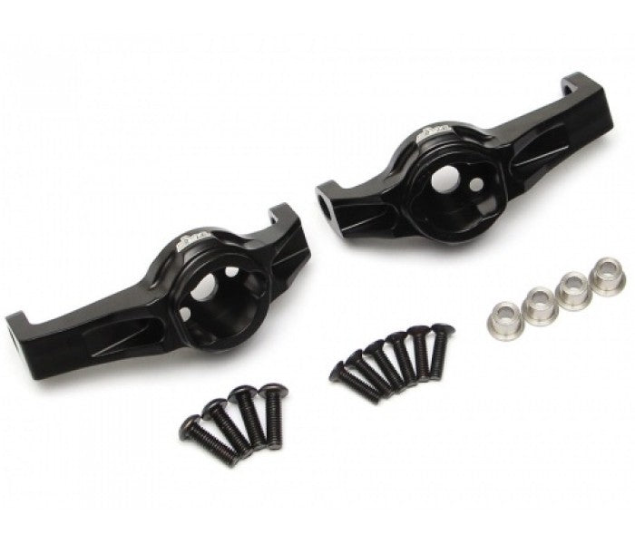 Team Raffee ALUMINUM FRONT C-HUBS LEFT & RIGHT BLACK