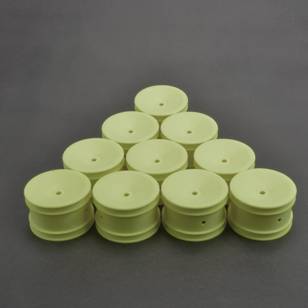 Schumacher Wheel Rear Off-Road - Neon Yellow v2 - 5pr