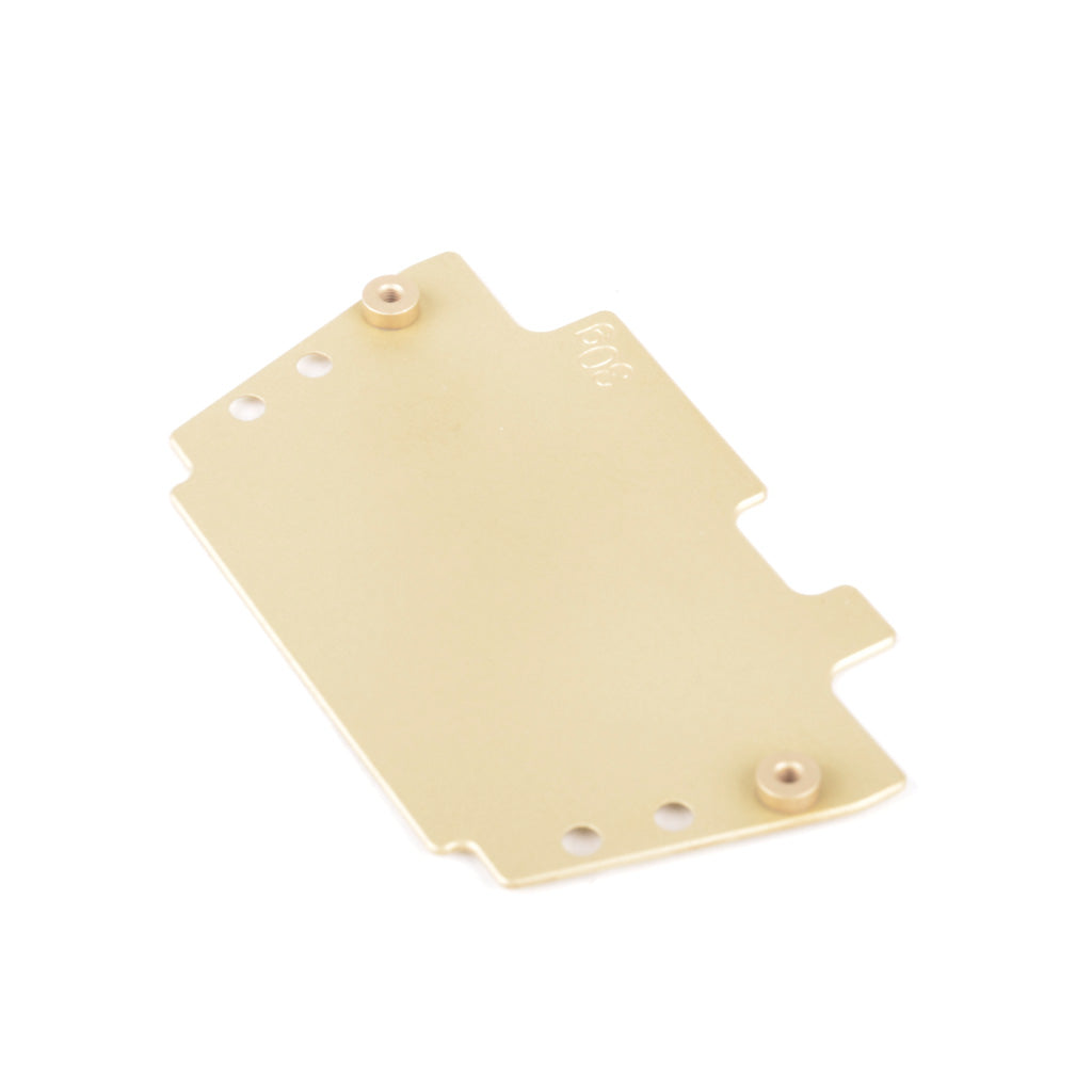 Schumacher Brass Radio Plate (30g) - Cougar-Laydown